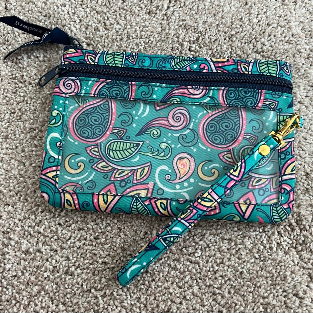 Simply Southern Wristlet Clear ID Case  - NWOT.